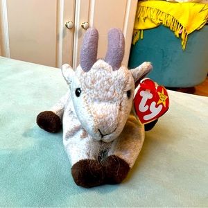 Goatee Ty Beanie Baby with rare tag errors 🐐